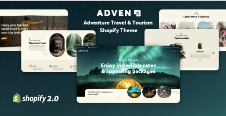 Advenx - Adventure Shop, Travel Shopify Theme