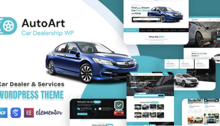 AutoArt - Car Dealer & Services WordPress Theme