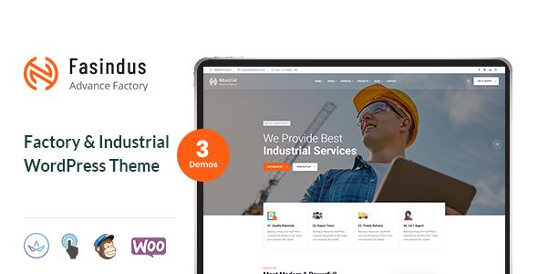 Industry & Factory WordPress Theme