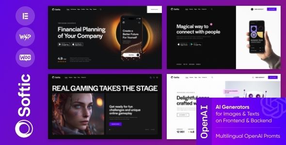 Softic - Web Company Digital WordPress Theme