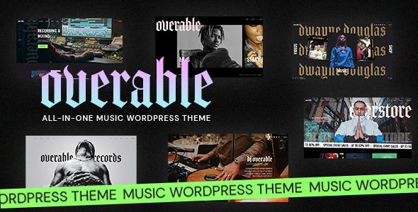 Overable - Professional Music WordPress Theme 2 Overable - Professional Music WordPress Theme