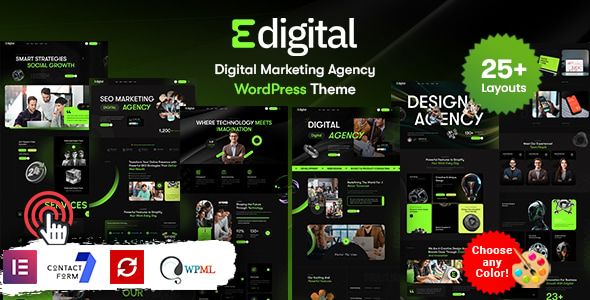Edigitaal – Digital Marketing Agency WordPress Theme