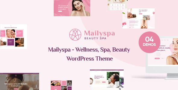 Mailyspa – Beauty Wellness WordPress Theme