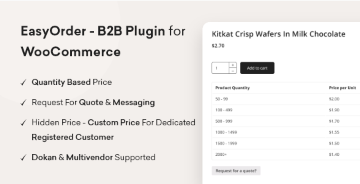 EasyOrder - B2B Plugin for WooCommerce 2 EasyOrder - B2B Plugin for WooCommerce