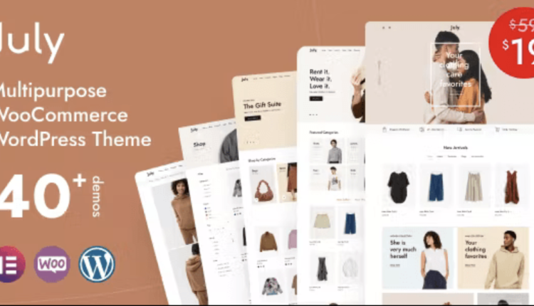 July – eCommerce WordPress Theme