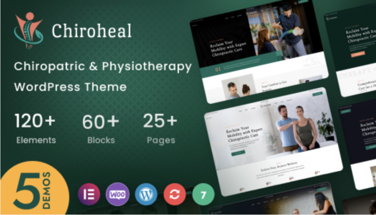 ChiroHeal – Chiropractor Physiotherapy Wellness WordPress Theme
