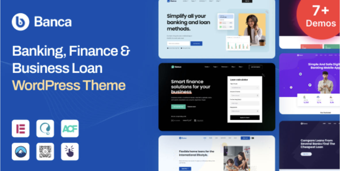 Banca – Banking, Finance Business Loan WordPress Theme 2 Banca – Banking Finance Business Loan WordPress Theme