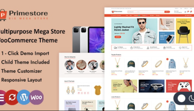 Primestore – Multipurpose Mega Store Elementor WordPress WooCommerce Theme
