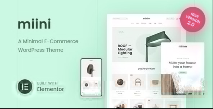 Miini – A Minimal WooCommerce Theme