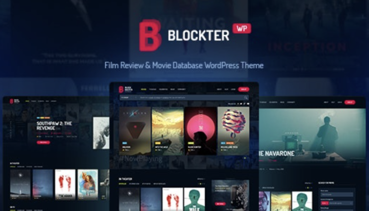 Blockter – Movie database WordPress Theme