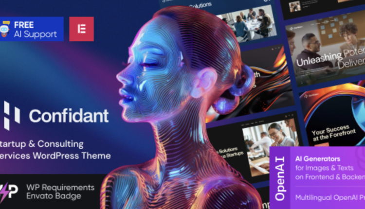 Confidant – Startup Consulting Services WordPress Theme