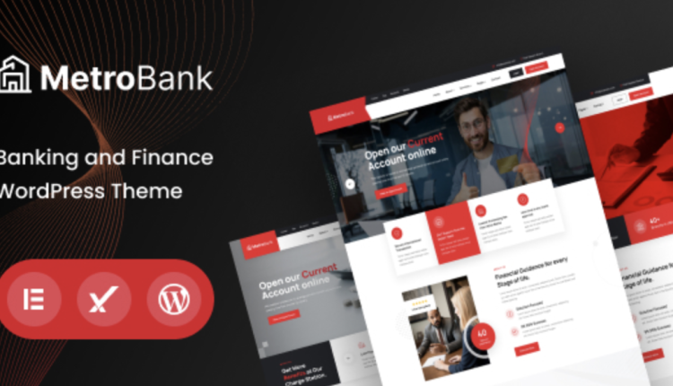 Metrobank – Banking Finance WordPress Theme
