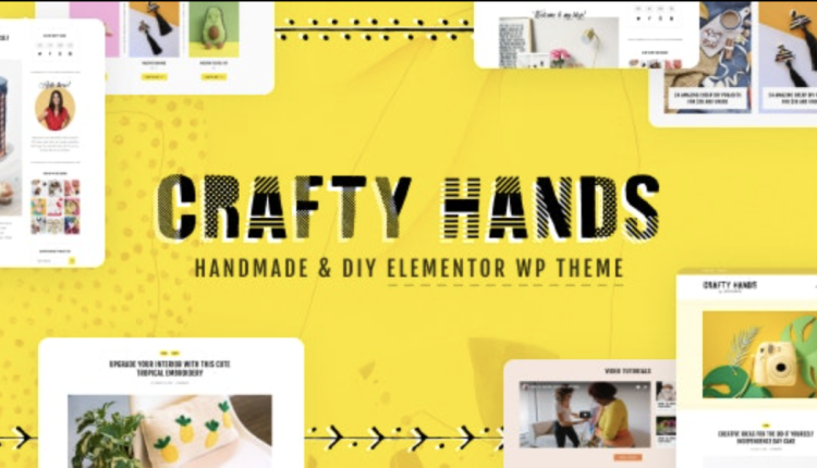 Crafty Hands – Arts Workshop WordPress Theme