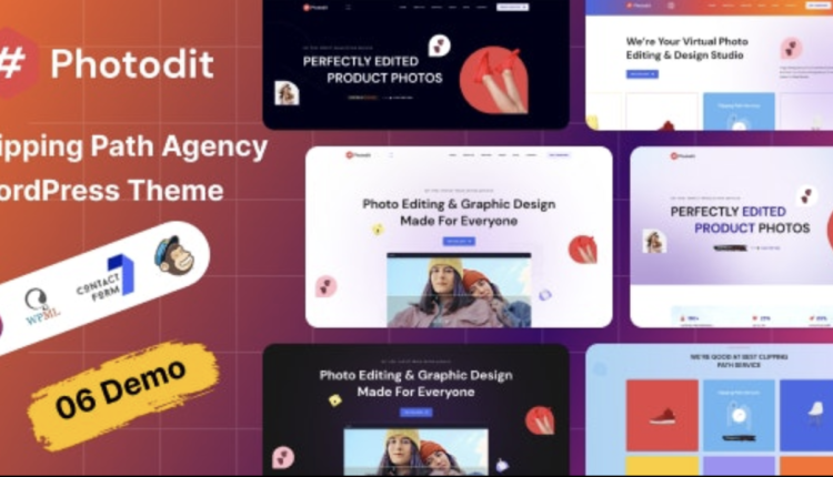 Photodit – Clipping Path Agency WordPress Theme