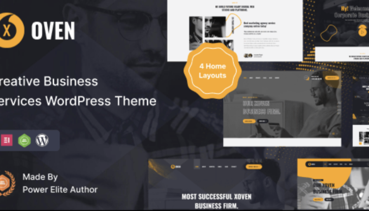 Xoven – Digital Agency Services WordPress Theme