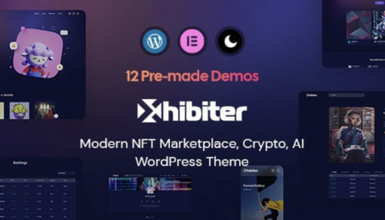 Xhibiter | NFT Marketplace Crypto WordPress Theme