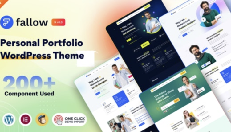 Fallow – Personal Portfolio WordPress Theme