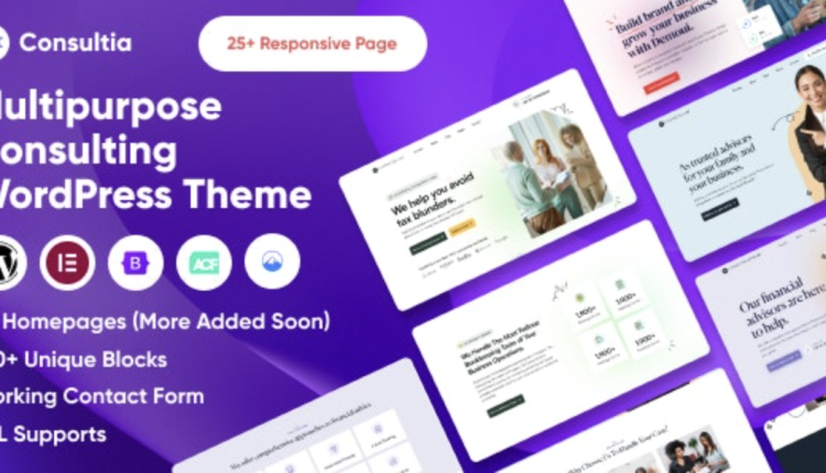 Consultia – Multipurpose Consulting WordPress Theme