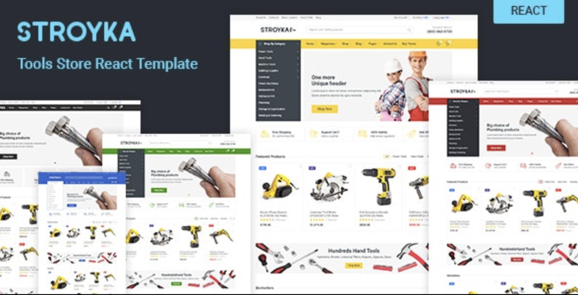 Stroyka – Tools Store React eCommerce Template 2 Stroyka – Tools Store React eCommerce Template