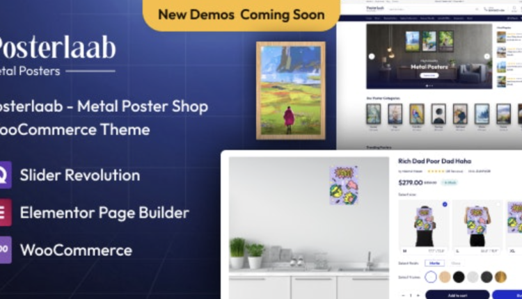 Posterlaab – Poster Selling WooCommerce Theme