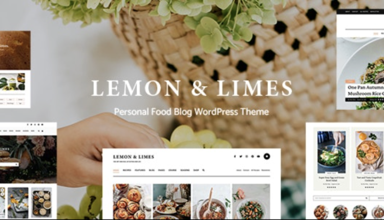 Lemon Limes – Personal Food Blog WordPress Theme
