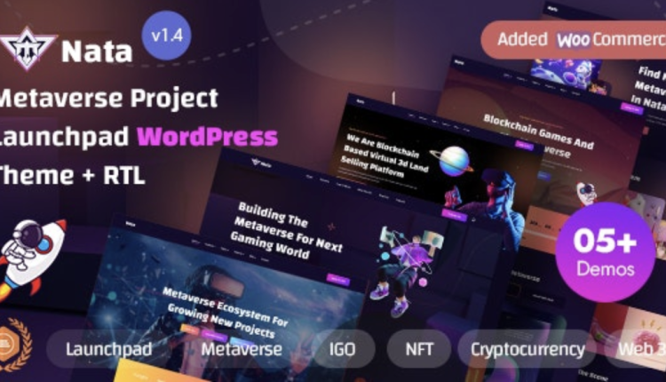 Nata – Metaverse Project Launchpad WordPress Theme