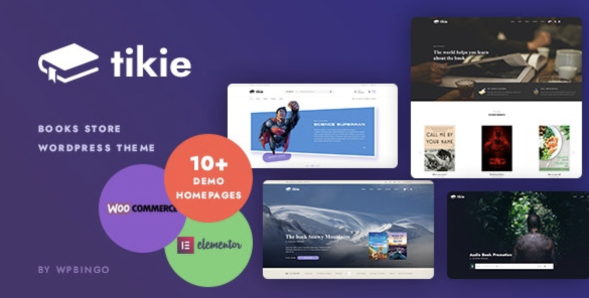 Tikie – Book Store WooCommerce WordPress Theme