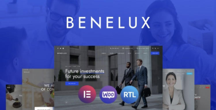 Benelux – Business Finance Consulting WordPress Theme