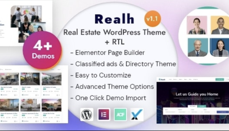 Realh – Real Estate WordPress Theme