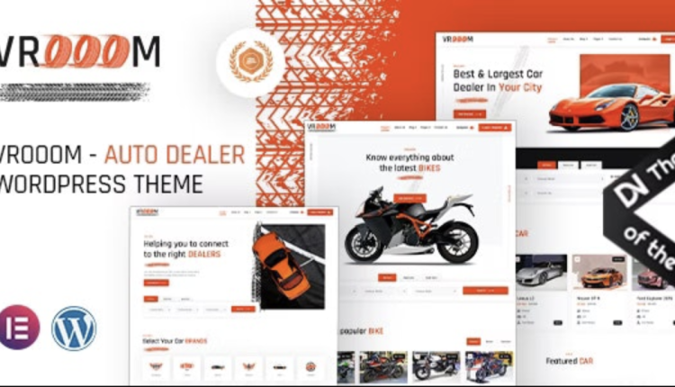 Vrooom – Auto Dealer WordPress Theme