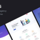 Emaus | SaaS App and Startup Elementor RTL WordPress Theme