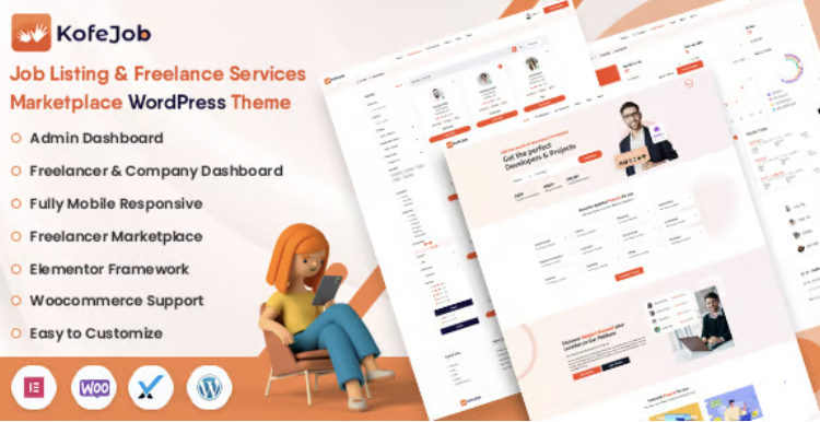 Kofejob – Freelance Marketplace WordPress Theme