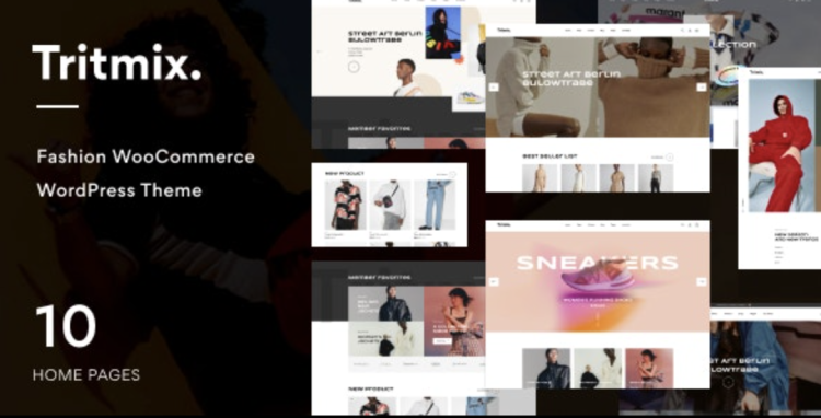 Tritmix – Fashion Elementor WooCommerce Theme