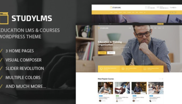 Studylms – Education LMS Courses WordPress Theme