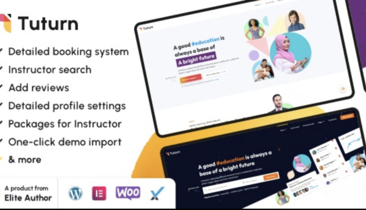 Tuturn – Online Tutors MarketPlace WordPress Theme