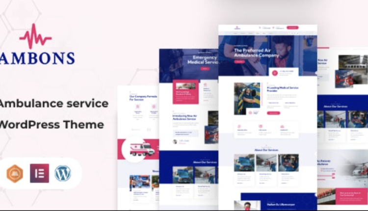 Ambons – Ambulance Service WordPress Theme