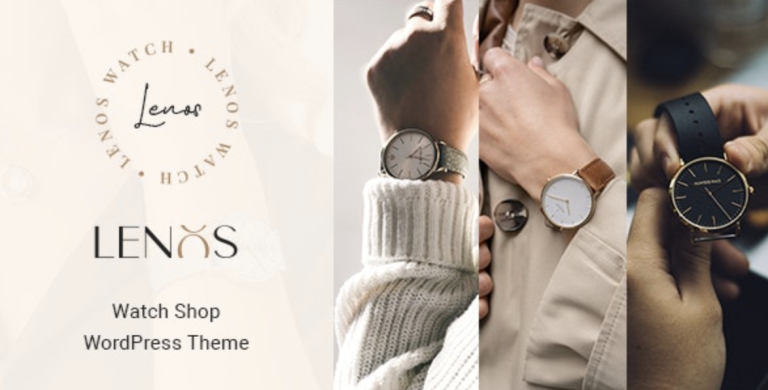 Lenos – Minimal Watch Store WooCommerce Theme