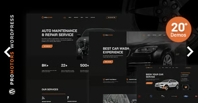 ProMotors – Car Service and Detailing WordPress Theme