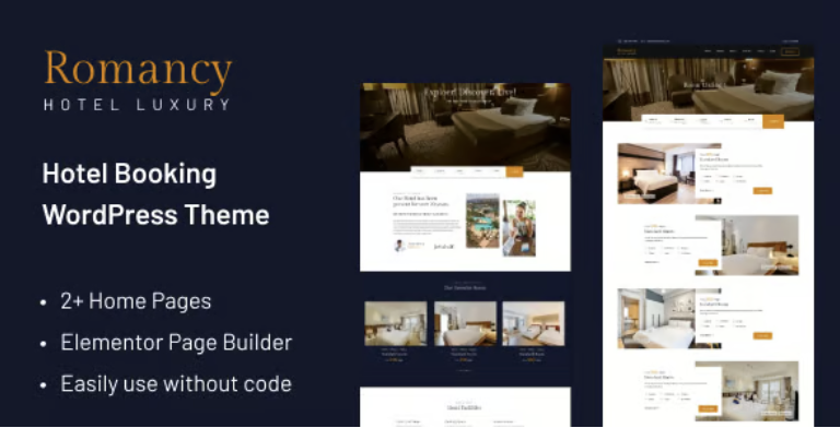 Romancy – Hotel Booking WordPress Theme 2 Romancy – Hotel Booking WordPress Theme