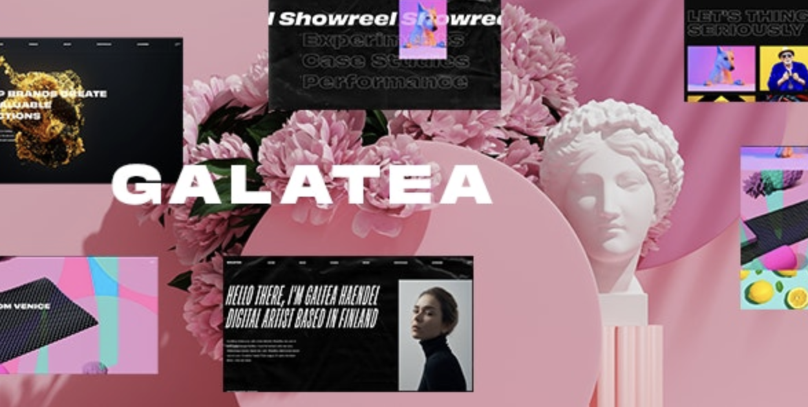 Galatea – Creative Portfolio WordPress Theme