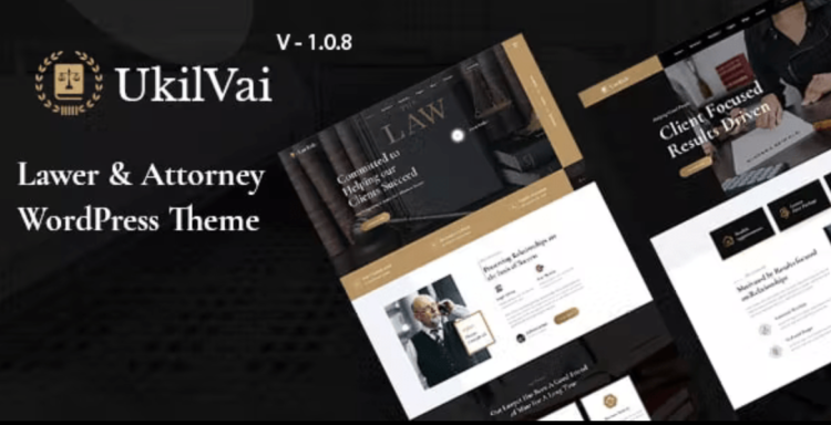 Ukilvai – Lawyer Attorney WordPress Theme