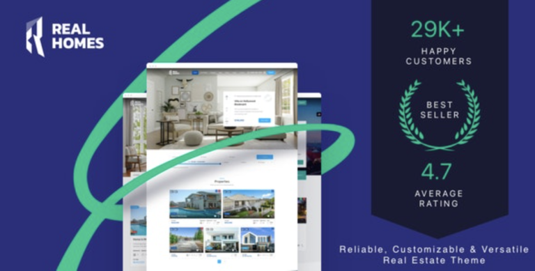 RealHomes – Estate Sale and Rental WordPress Theme