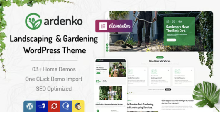 Gardenko – Gardening Landscaping WordPress Theme