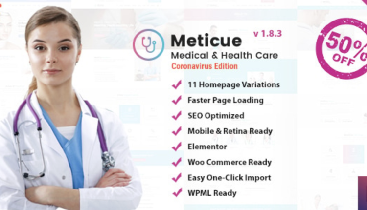 Meticue: Health and Medical Center WordPress Theme