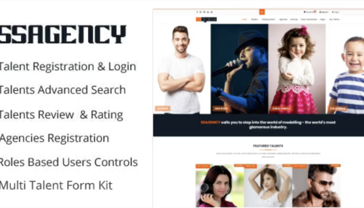 Ssagency – Fashion Modeling World WordPress Theme