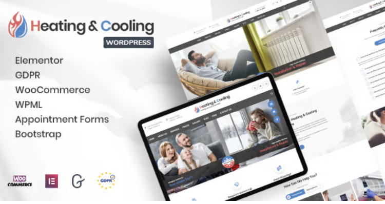 HeaCool – Heating Air Conditioning WordPress Theme