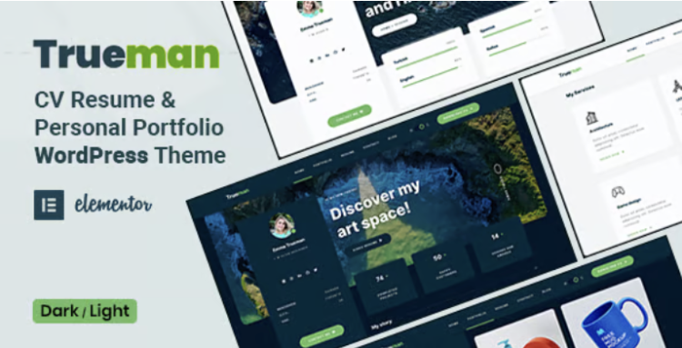Trueman – CV Resume WordPress Theme