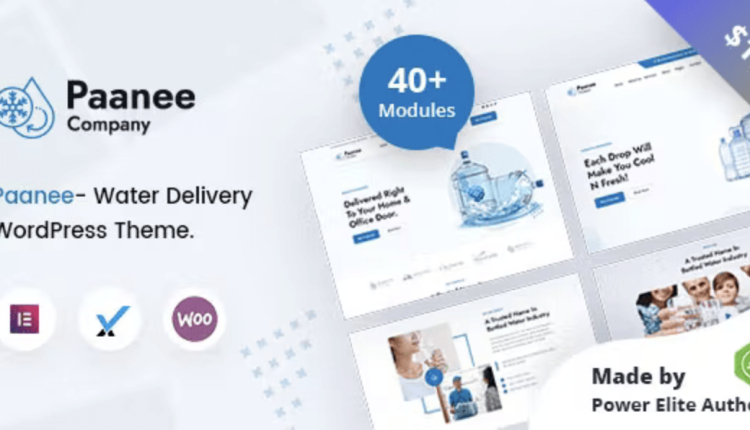 Paanee – Drinking Water Delivery WordPress Theme