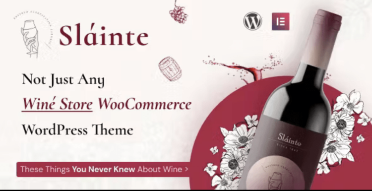 Slainte – Winery Wine Store WooCommerceTheme