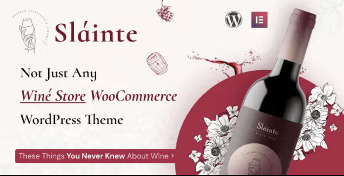 Slainte – Winery Wine Store WooCommerceTheme